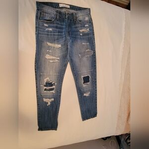 Flying Monkey Distressed Blue Skinny Jeans - Size 26 (Women)